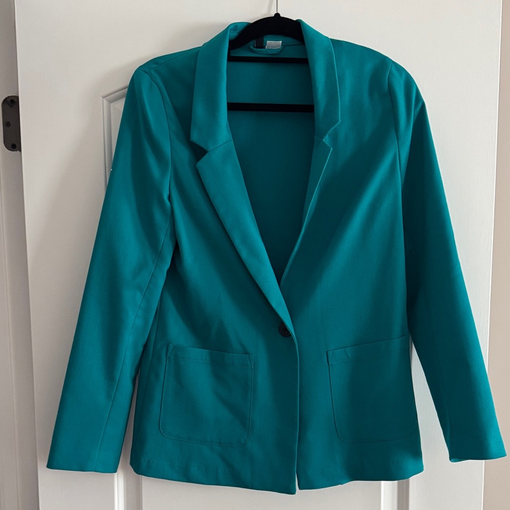 Divided Turquoise Women's Blazer